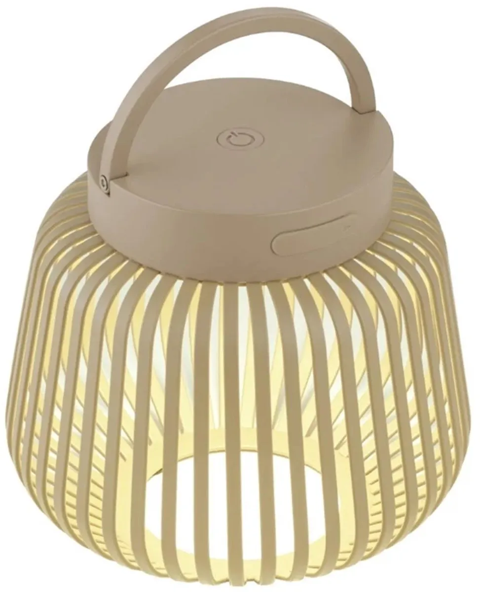 Blomus Lito LED Mobiele Lamp - H12cm D13,5cm Beige