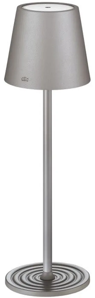 Cilio Sole - Tafellamp / Bureaulamp - LED - Oplaadbaar - Grjis