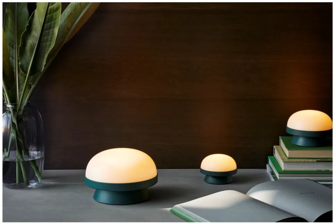 Rosendahl Soft Spot Solar Dots tafellamp D8.5cm H11.5cm forest green