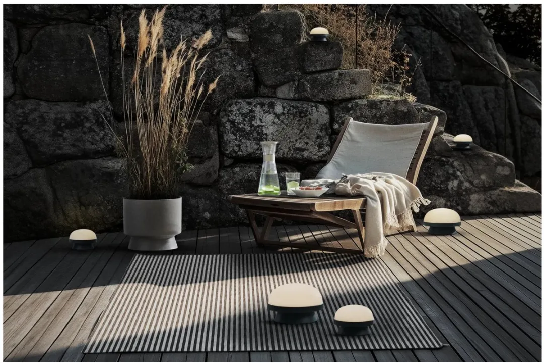 Rosendahl Soft Spot Solar Dots tafellamp D8.5cm H11.5cm forest green