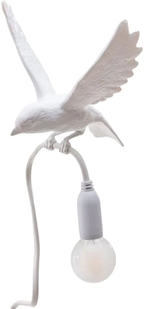 Seletti Sparrow Landing Art15310 Lamp - 1W - Wit - afbeelding 6 van 6