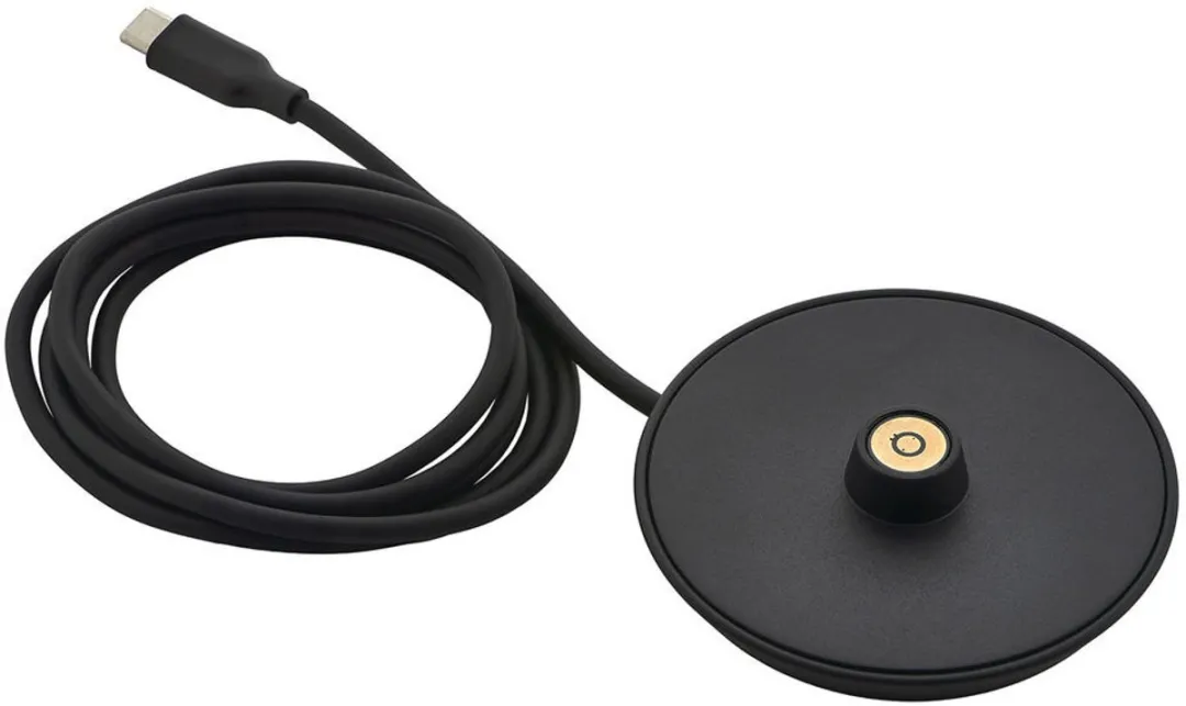 Alessi Bedin Oplaadbare Tafellamp - Zilvergrijs - afbeelding 2 van 5
