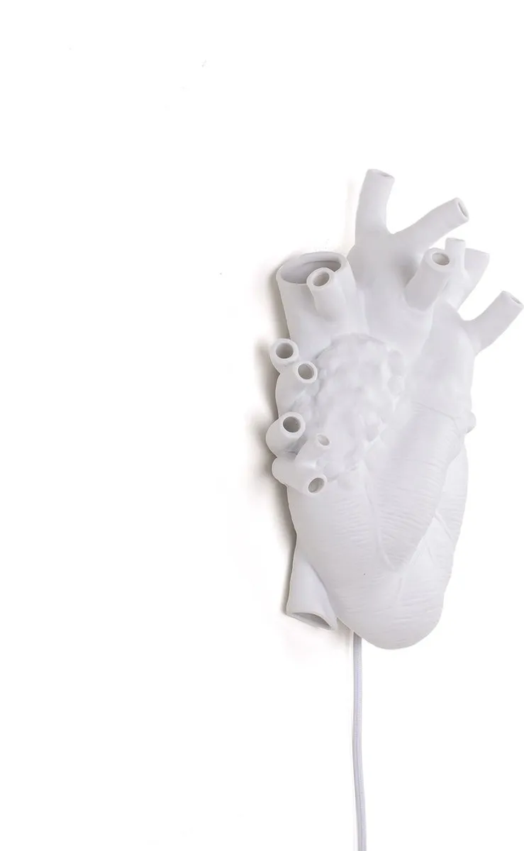 Seletti Heart Lamp Nachtlamp - Wit