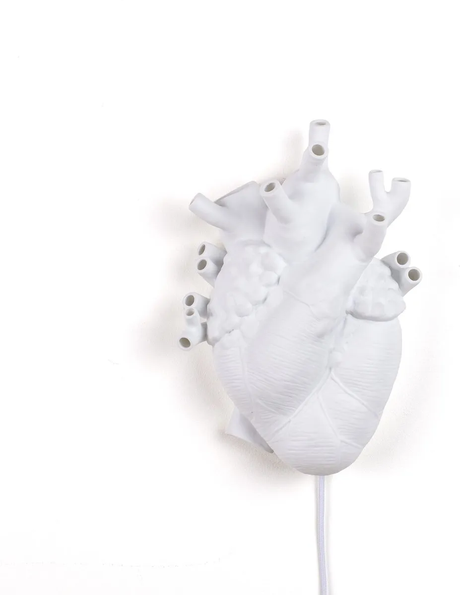 Seletti Heart Lamp Nachtlamp - Wit