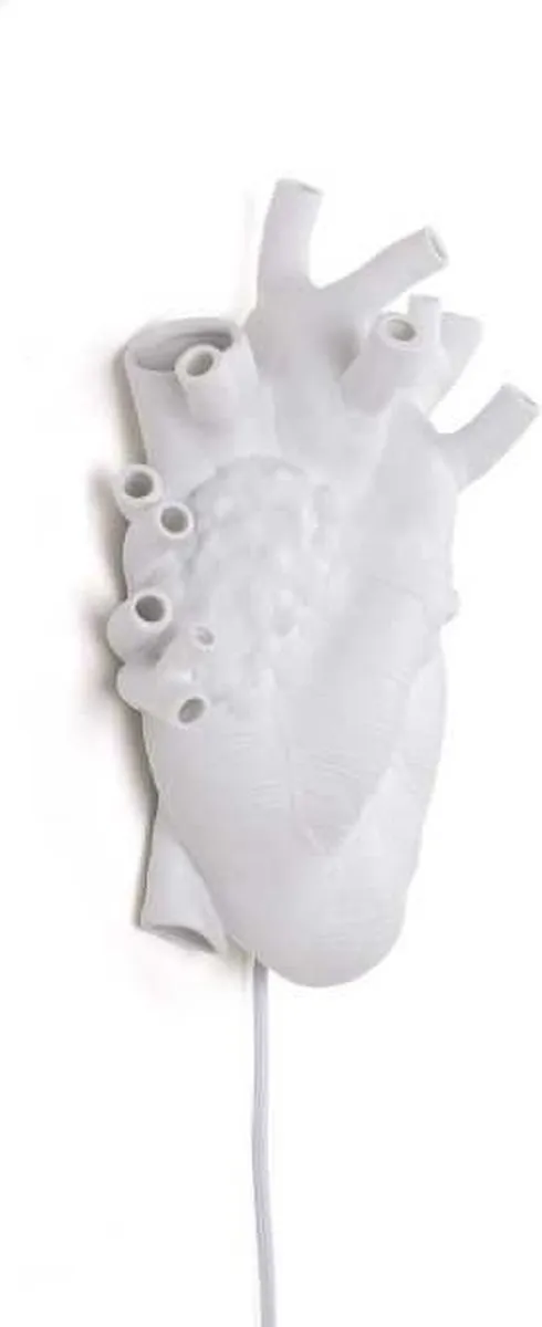 Seletti Heart Lamp Nachtlamp - Wit