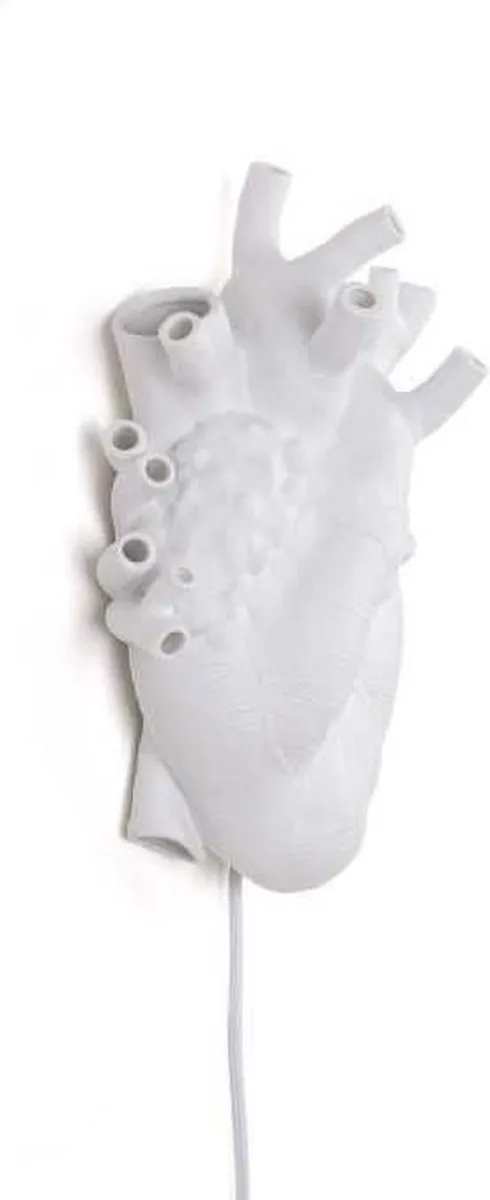 Seletti Heart Lamp Nachtlamp - Wit - afbeelding 6 van 6