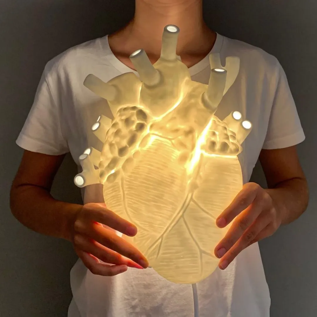 Seletti Heart Lamp Nachtlamp - Wit