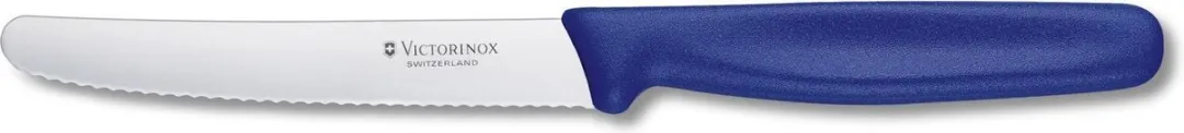 Victorinox Swiss Classic Tafelmessenset - 6-delig - Blauw - Gekarteld