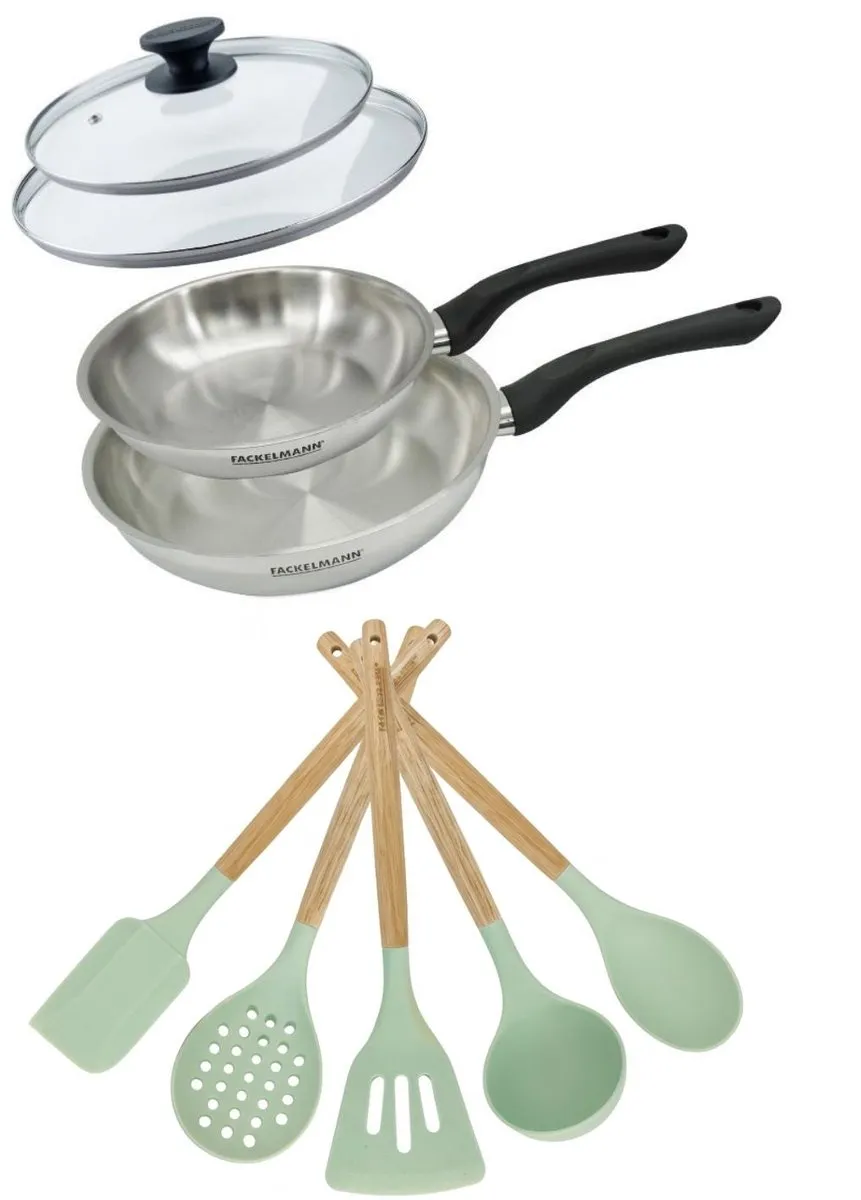 Fackelmann Geneva Set RVS Pannen 20/24cm