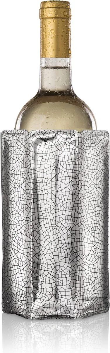 Vacu Vin Active Cooler Wine Sleeve | Wijnkoeler | Zilver