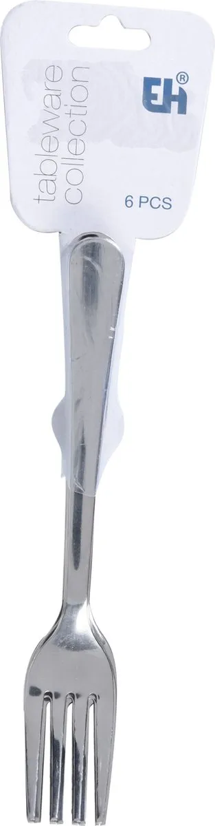 Excellent Houseware Gebakvorkjes KP027 - 6 Stuks RVS