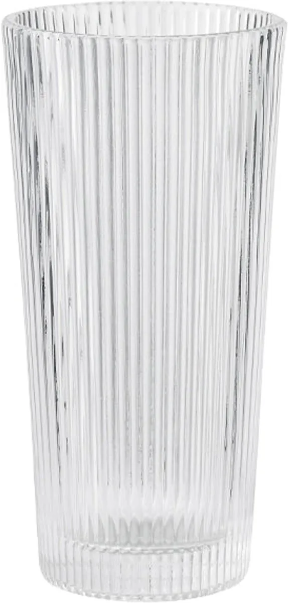 Stelton Pilastro - Longdrinkglas - Ribbel - 300 ml - 4 stuks