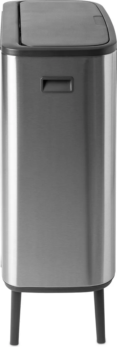 Brabantia Bo Touch Bin Hi Prullenbak 60L - 1 Vak - Matt Steel Fingerprint Proof
