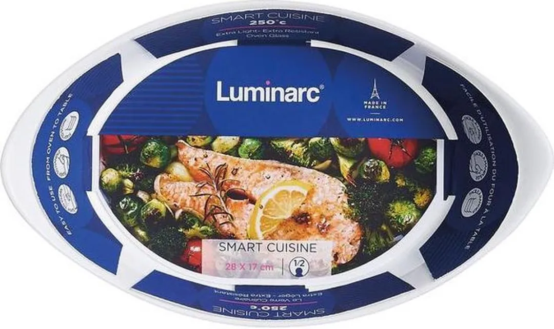 Ovenschaal Luminarc Smart Cuisine Ovaalvormig Glas (28 x 17 cm)