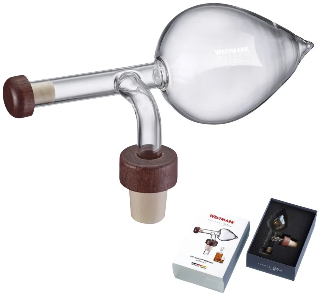 Westmark Portioneermachine Gourmet 150ml - Glas/Hout/Plastic