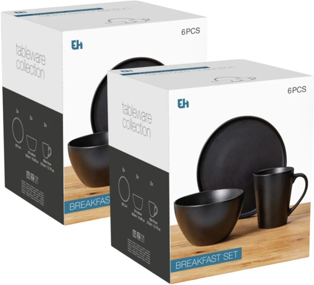 Excellent Houseware Ontbijtservies 12-delig