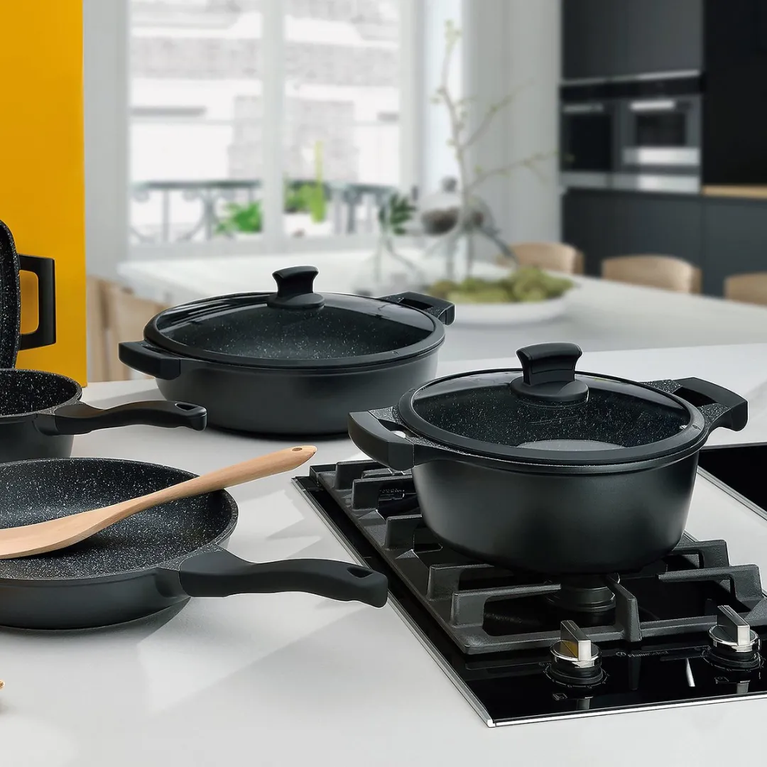 Kela Stella Nova Braadpan 24cm - 3L - Zwart - afbeelding 6 van 6