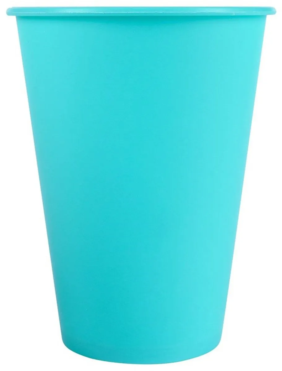 Excellent Houseware Kunststof Drinkbekers 400ml - Set van 6 Stuks - Multicolor