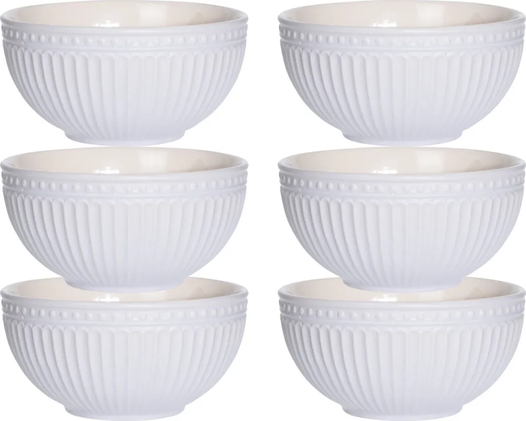 Excellent Houseware Roman Style Soepkommen - 6 Stuks - 14cm