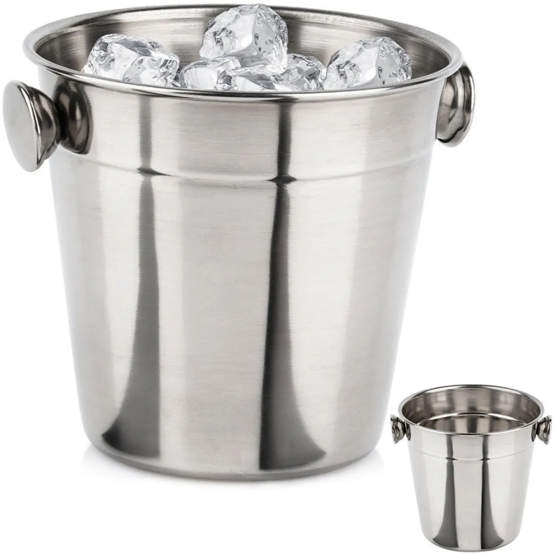 Excellent Houseware Emmer 10cm - 650ml - Roestvrij Staal