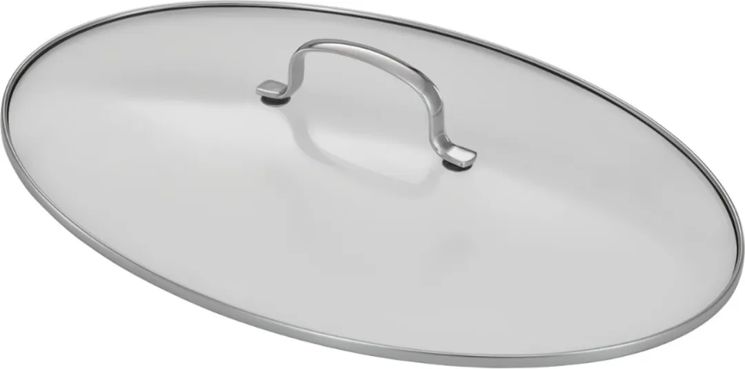 Braadpan met Glazen Deksel, 8 L, 41 x 28.5 cm, Ovaal - Rösle | Elegance