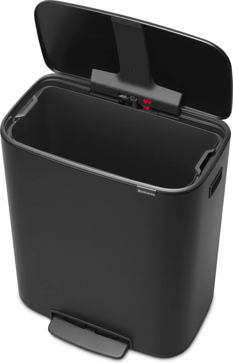 Brabantia Bo Prullenbak 60L - 1 vak - Matt Black
