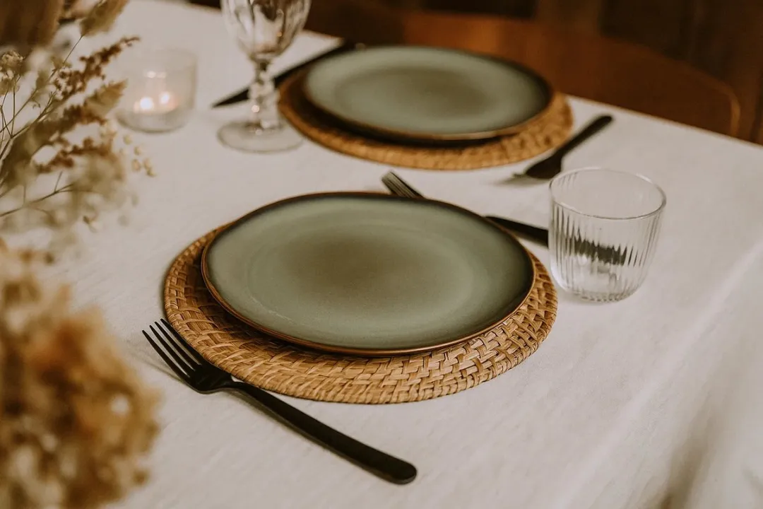 Cookinglife Bordenset Sabi Groen 6-delig – Servies Set 6 Personen – Modern Design Aardewerk – Vaatwasser- & Magnetronbestendig