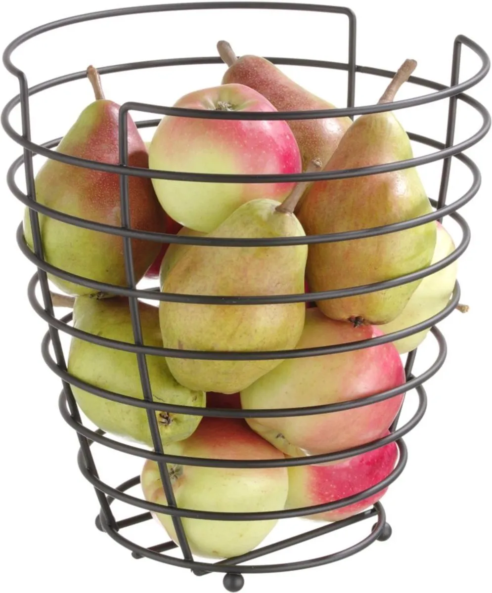 HENDI Fruitkorf 427187 - Ø23x25cm - Matzwart