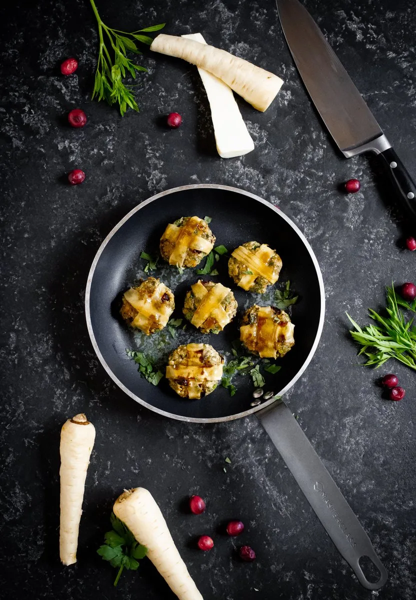 Kitchencraft Masterclass Professionele Zware Koekenpan Met Antiaanbaklaag - Aluminium 24 cm