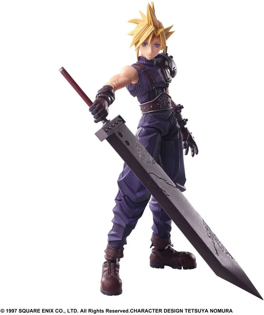Square Enix Final Fantasy VII Bring Arts Cloud Strife - Action Figure 15cm - Multi