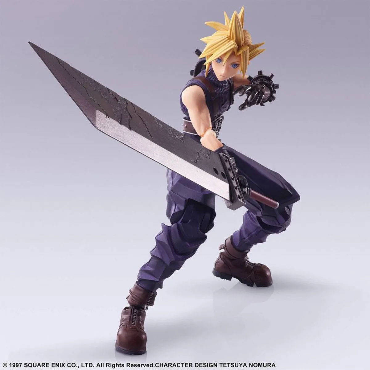 Square Enix Final Fantasy VII Bring Arts Cloud Strife - Action Figure 15cm - Multi - afbeelding 6 van 6