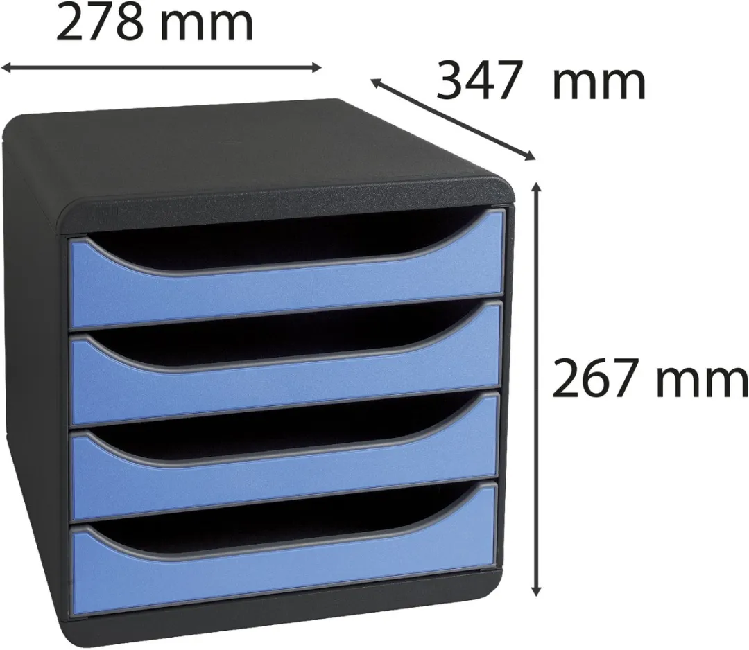 Exacompta Ladenbox BIG-BOX 310779D - Ijsblauw - afbeelding 2 van 6