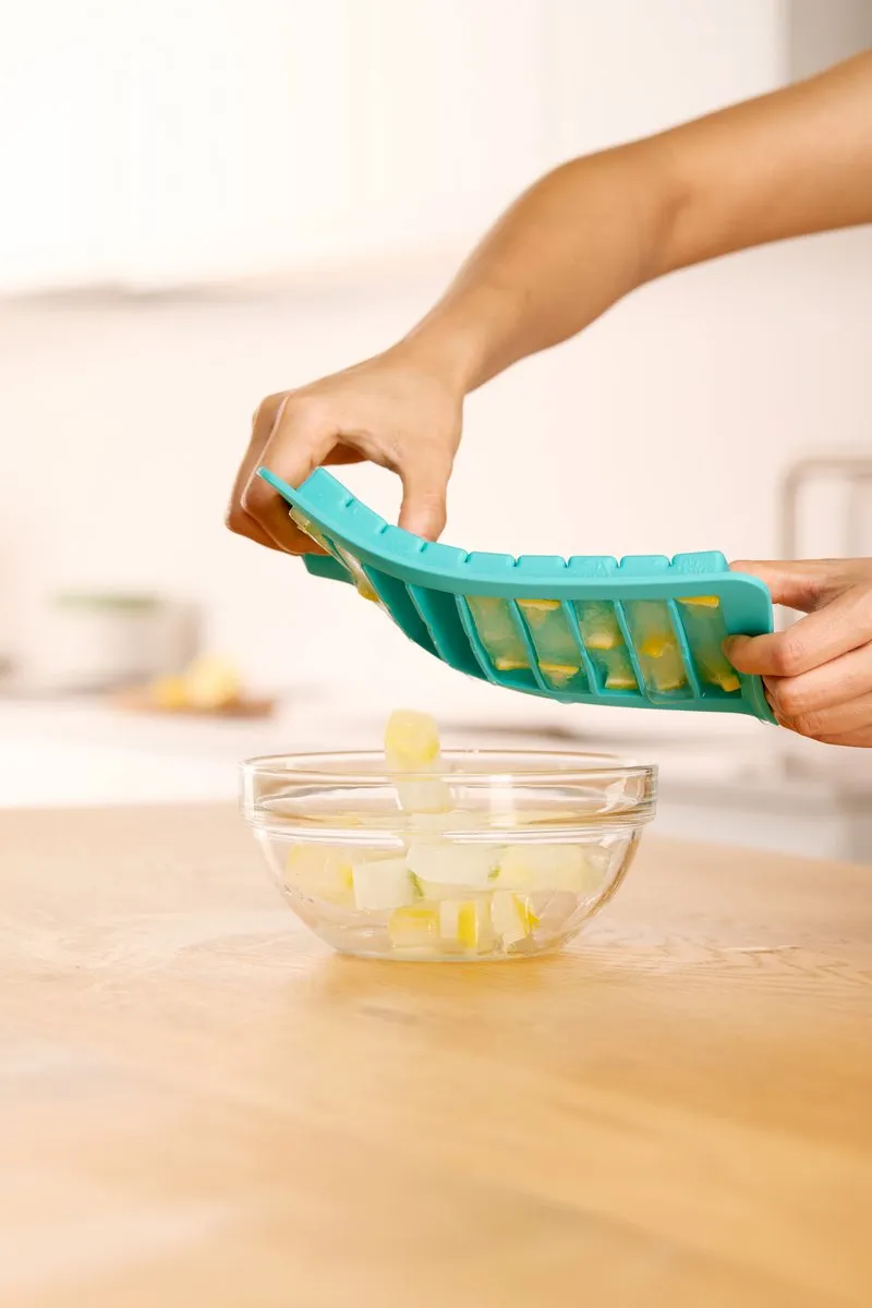 Lékué IJsblokjesvorm - met Deksel - Staafjes - Turquoise