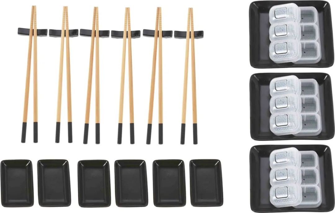 Excellent Houseware Sushi Serveer Set 24-delig