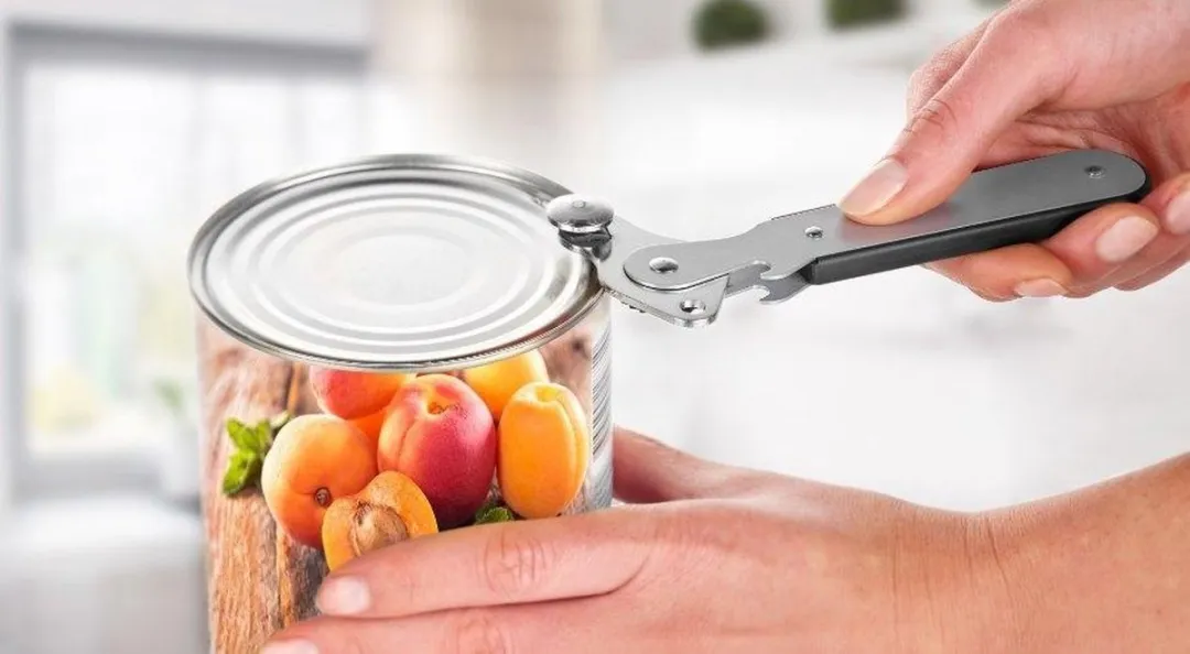 GEFU ALTO Blikopener - Zilver/Zwart