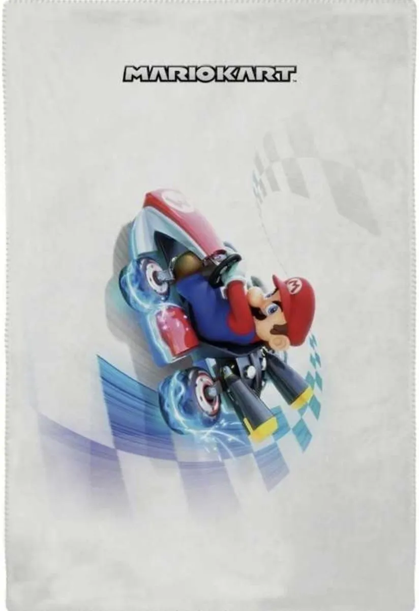 Nintendo Super Mario Kart Fleece Deken 110x130cm