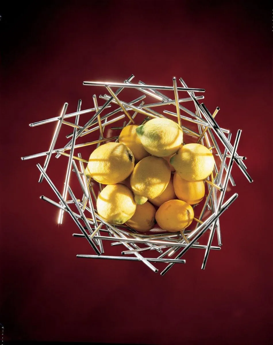 Alessi Blow Up Citrusmand - Zilver