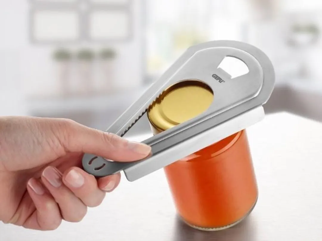 GEFU PRACTICO 4-in-1 Opener - Zilver