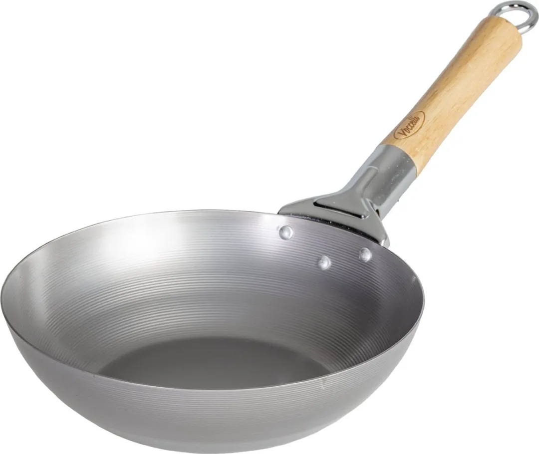 Cookinglife Voccelli Wokpan 25cm - Staal - Zilver
