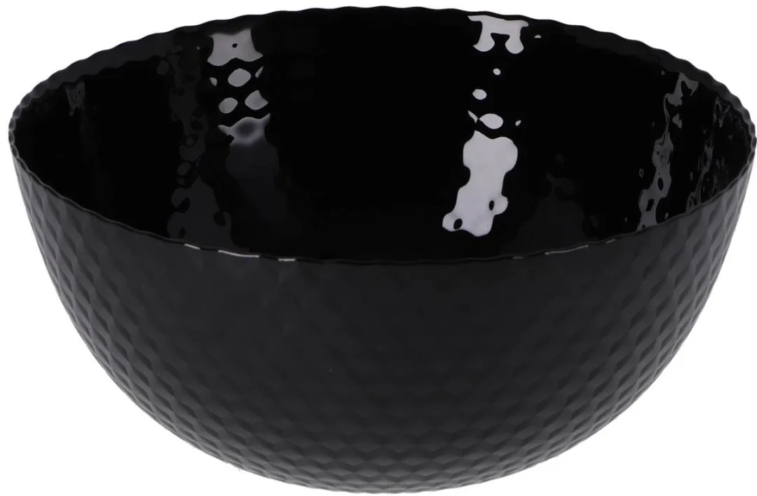 Saladekom Luminarc Pampille Zwart Glas (24 cm)