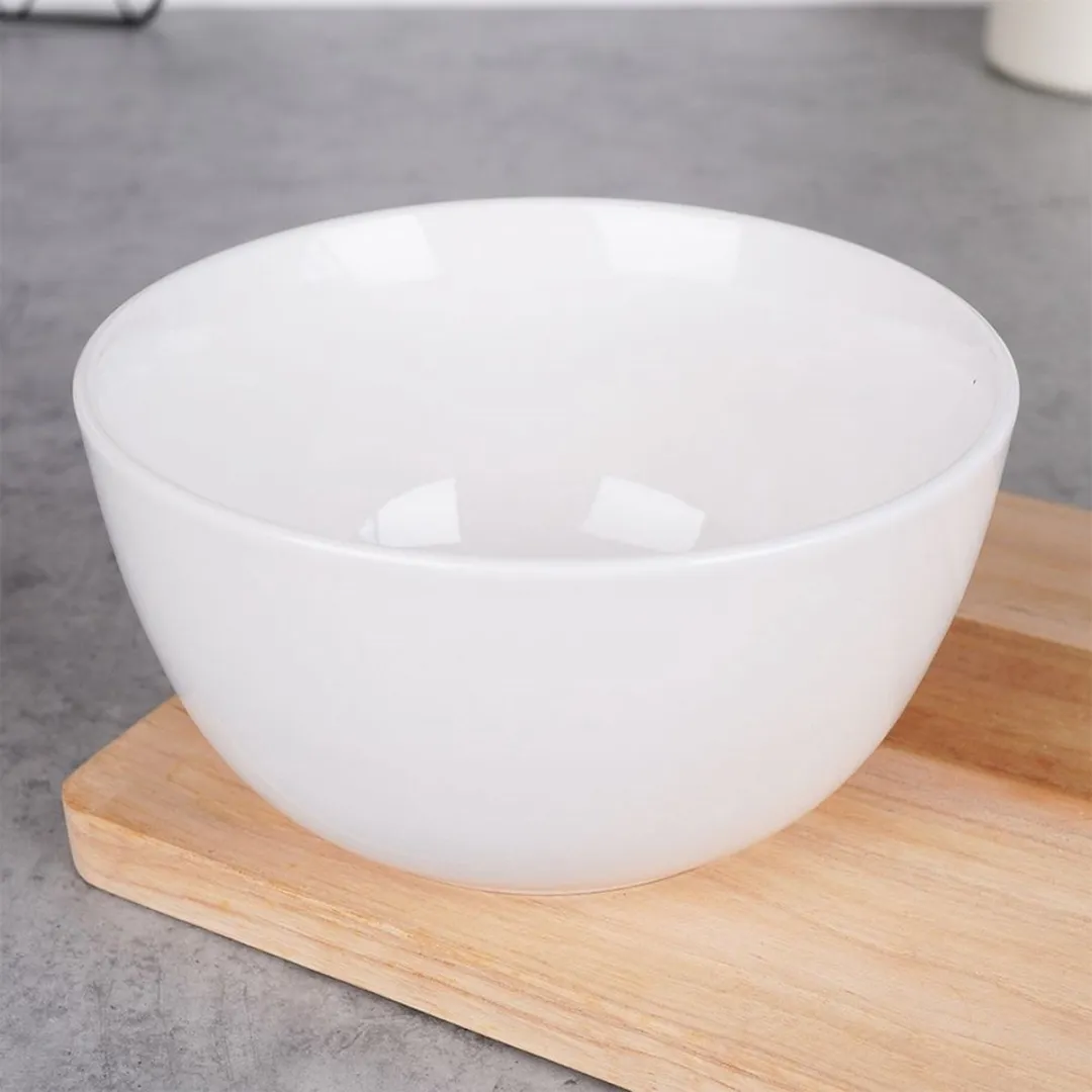 Cookinglife Porseleinen Schaal 800ml - Ø15,5cm - Wit
