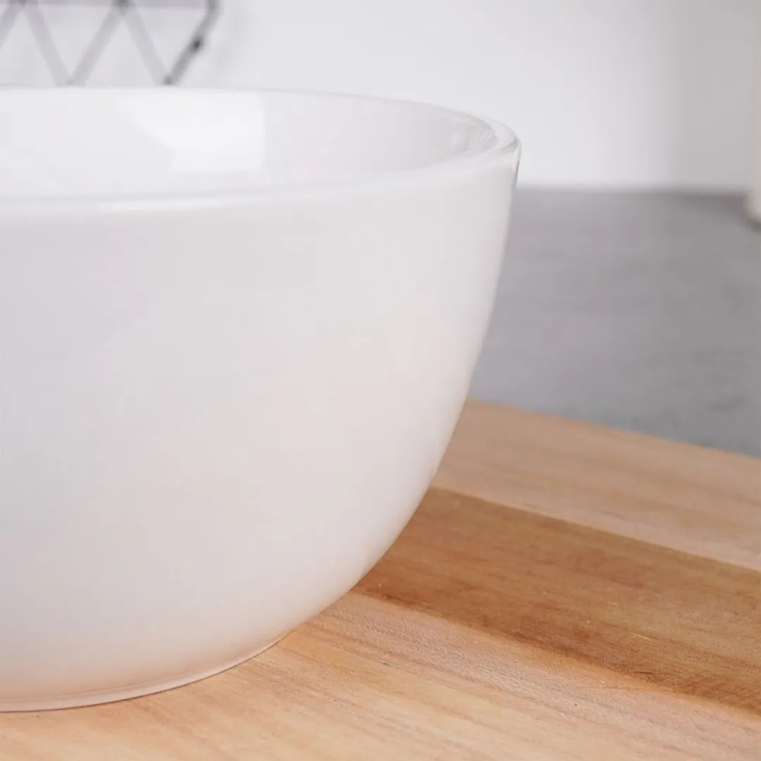 Cookinglife Porseleinen Schaal 800ml - Ø15,5cm - Wit