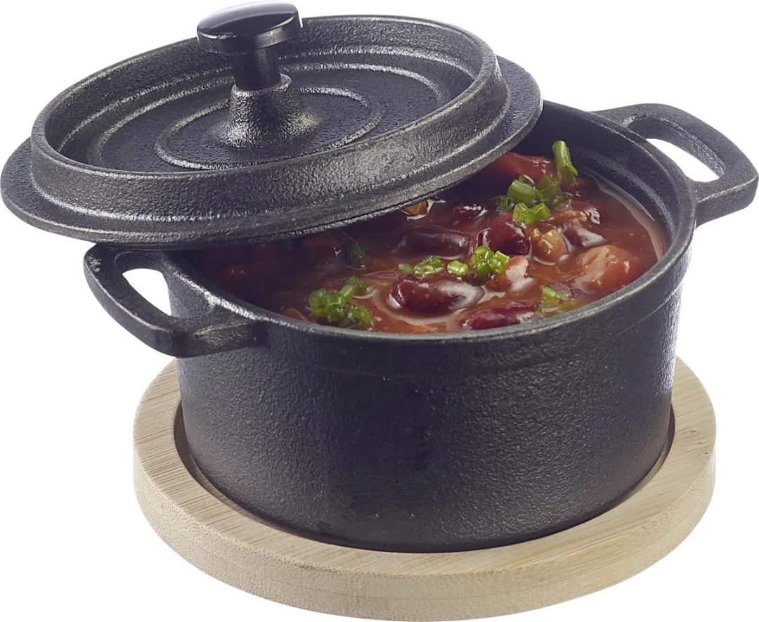 Westmark Tapas + Friends Gietijzeren Pan 250ml - 2 Stuks - Zwart