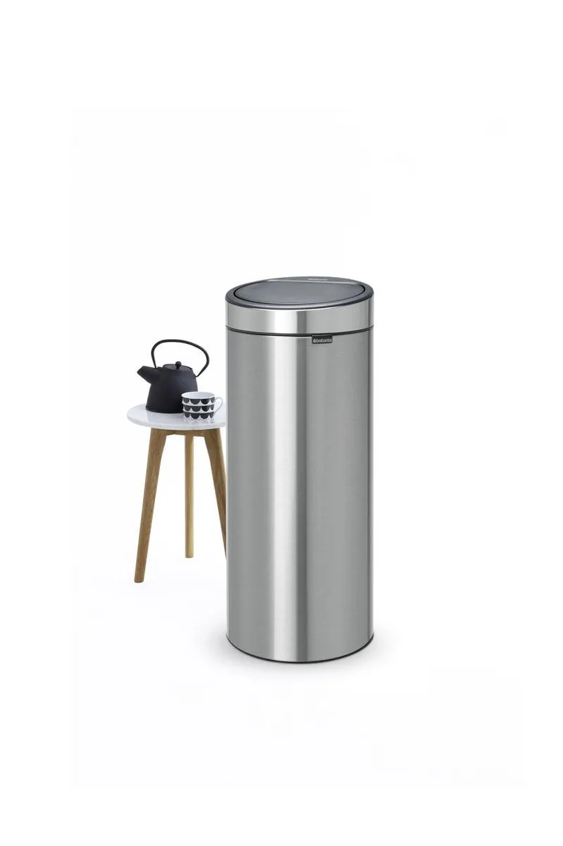Brabantia Touch Bin Prullenbak 30L - Matt Steel Fingerprint Proof - afbeelding 6 van 6