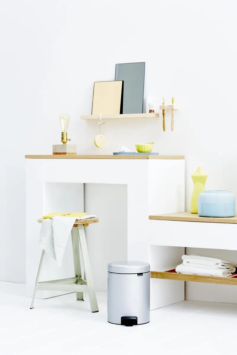 Brabantia NewIcon Prullenbak 5L Metallic Grey
