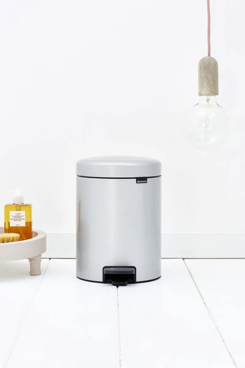 Brabantia NewIcon Prullenbak 5L Metallic Grey