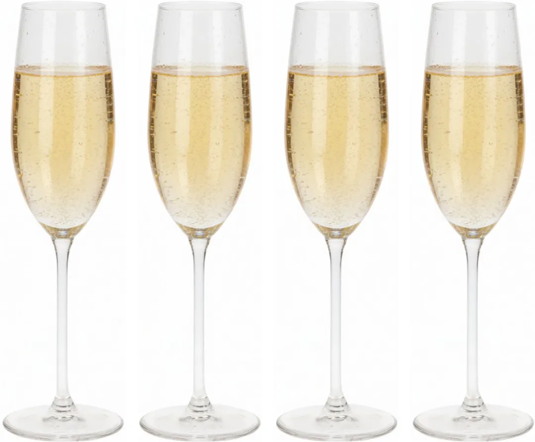 Cookinglife Champagneglazen Solare - 210ml - 4 Stuks