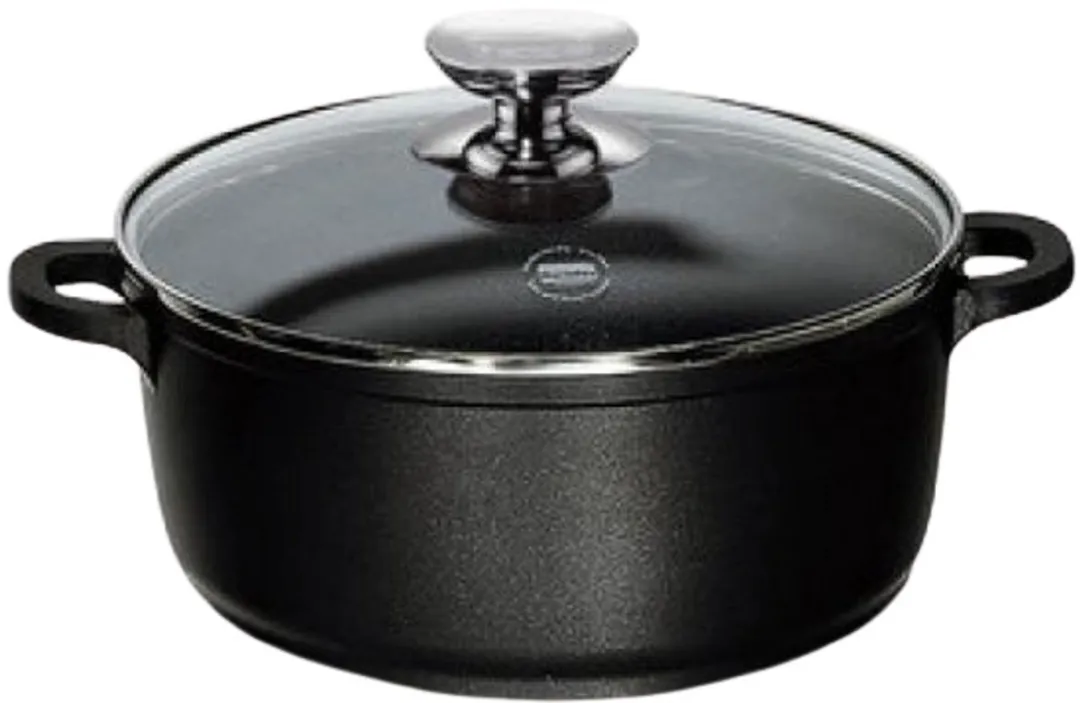 Berndes Vario Click Induction kookpan met deksel - aluminium - Ø 16 cm - Zwart
