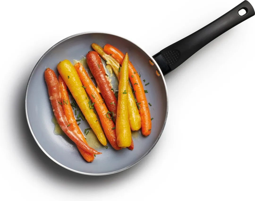 MasterClass Eco Inductie Braadpan met Keramische Chemischevrije Anti-aanbaklaag - Aluminium / Ijzer Zwart / Blauw 26 cm