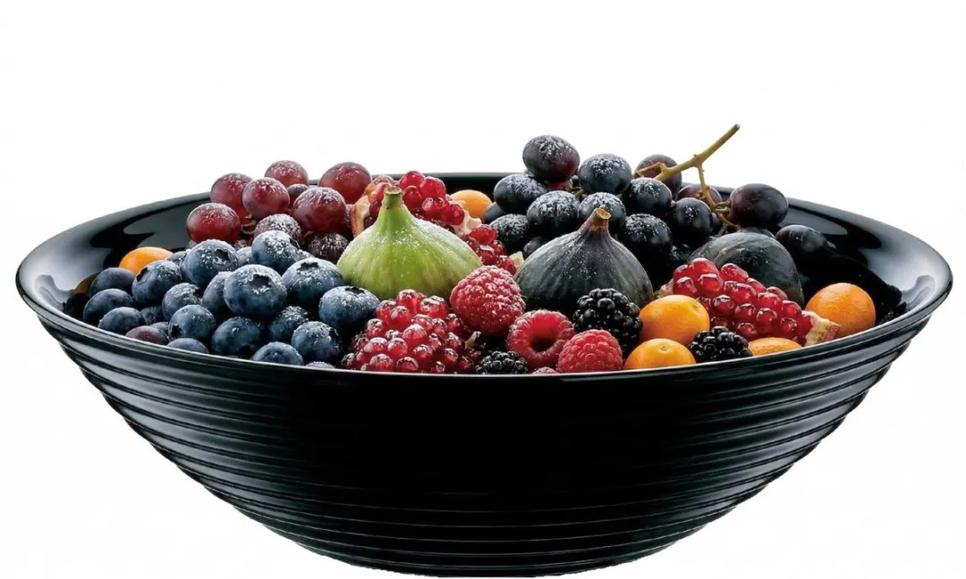 Luminarc Fruitschaal Zwart Glas 28cm